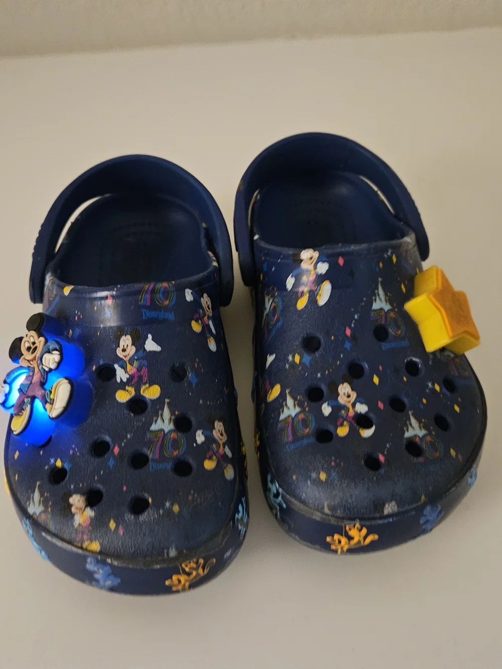 Crocs Kids' Mickey Mouse Disneyland 70th Anniversary Clogs